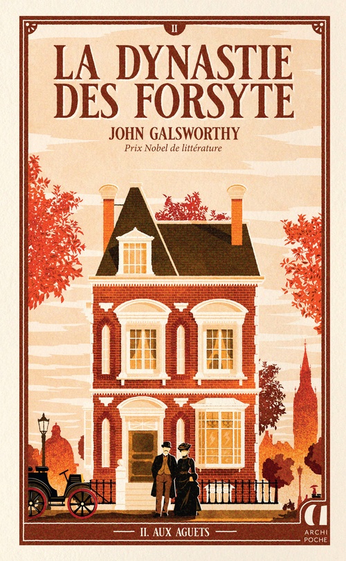 Couverture ebook de La Dynastie des Forsyte - Tome 2 Aux aguets, de John Galsworthy