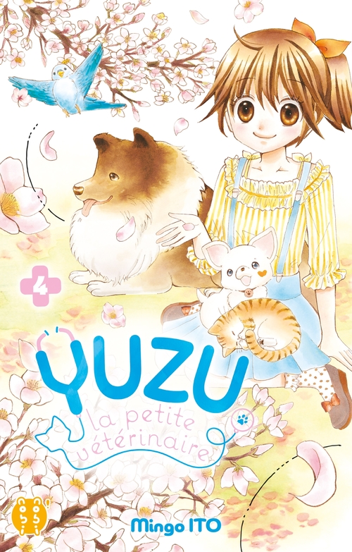 Couverture ebook de Yuzu, La petite vétérinaire T04, de Mingo Itô