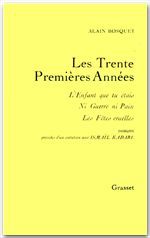 Couverture ebook de Les trente premières années, de Alain Bosquet