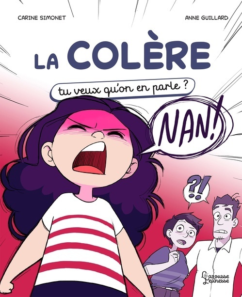 ebook cover of La colère, by Carine Simonet, Anne Guillard