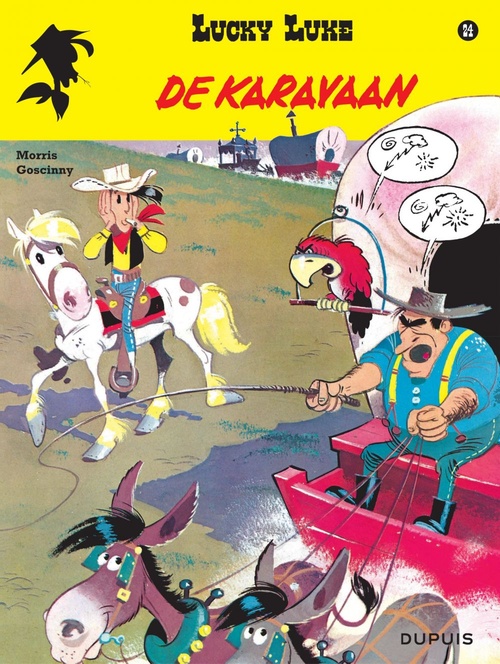 Couverture ebook de De karavaan, de Goscinny, Morris