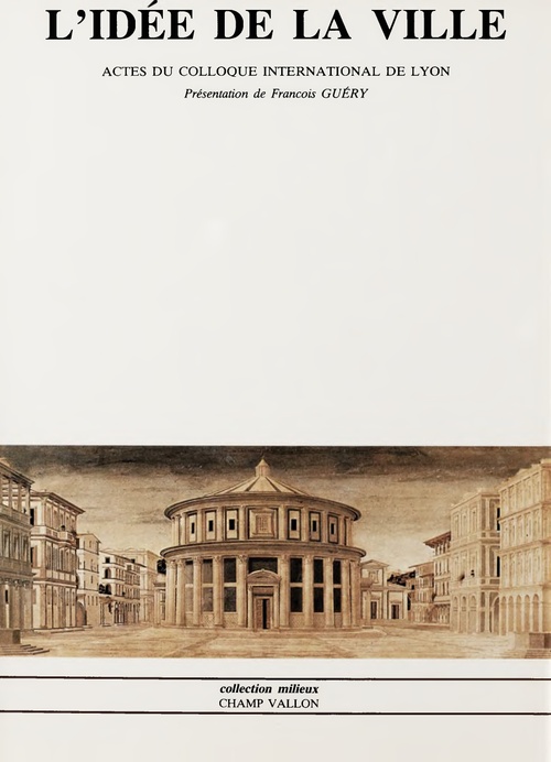 Couverture ebook de L'idée de la ville, de François Guery
