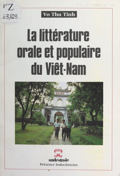 Couverture ebook de La littérature orale et populaire du Viêt-Nam, de Thu Tinh Vo