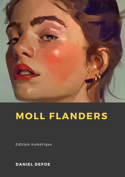 Couverture ebook de Moll Flanders, de Daniel Defoe