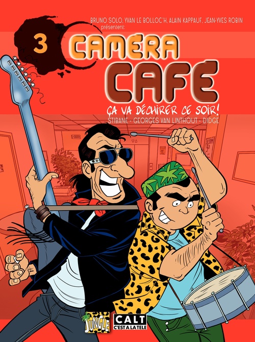 Couverture ebook de Caméra Café - tome 3 - ça va déchirer ce soir !, de Linthout/Didge/Stiba