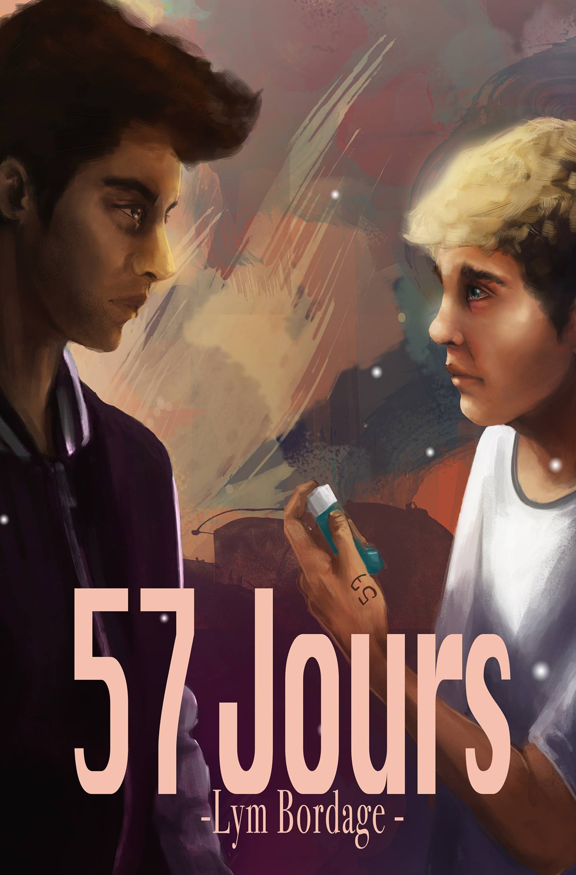 ebook cover of 57 jours | Roman gay, livre gay, by Lym Bordage