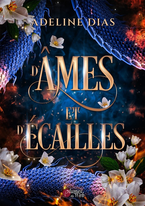ebook cover of D'Âmes et d'Écailles, by Adeline Dias