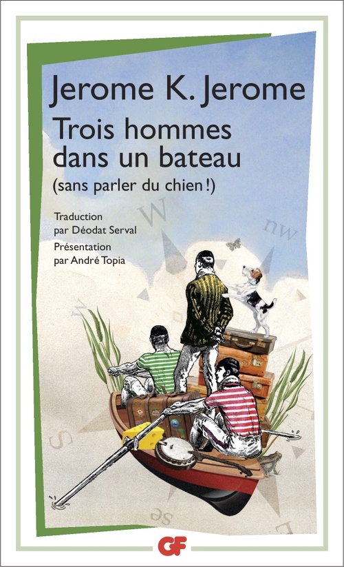 ebook cover of Trois hommes dans un bateau, by Jerome K. Jerome, Deodat Serval