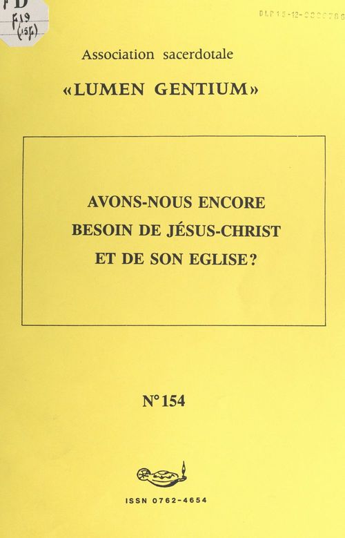 Couverture ebook de Avons-nous encore besoin de Jésus-Christ et de son Église ?, de Theodore Lacan