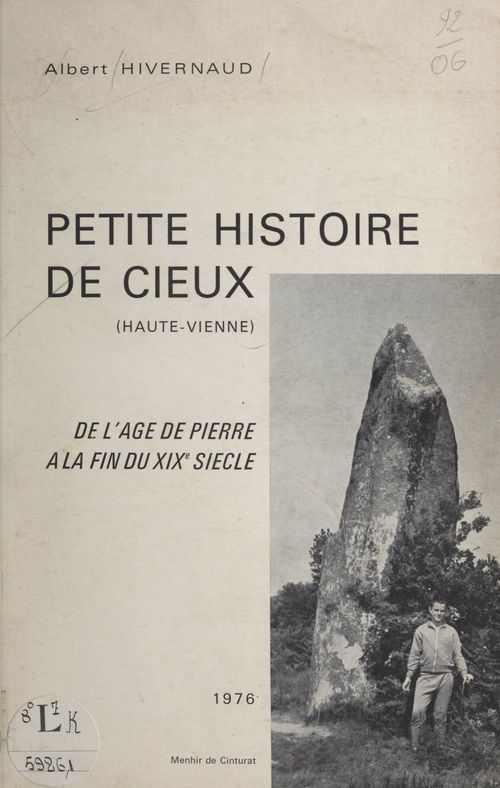 Couverture ebook de Petite histoire de Cieux, Haute-Vienne, de Albert Hivernaud