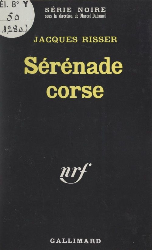 Couverture ebook de Sérénade corse, de Jacques Risser