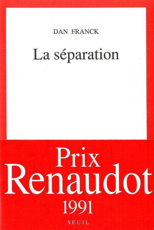 ebook cover of La Séparation - Prix Renaudot 1991, by Dan Franck