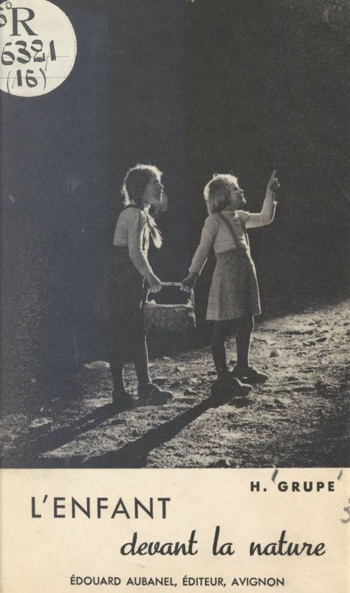 Couverture ebook de L'enfant devant la nature, de H. Grupe