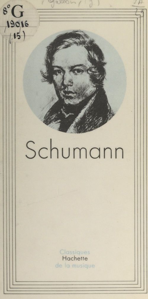 ebook cover of Schumann, by Jean Gallois