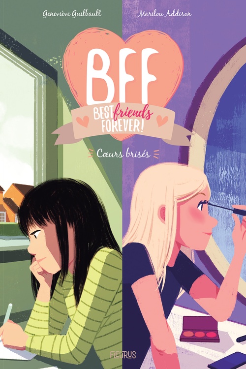 Couverture ebook de Coeurs brisés, de Geneviève Guilbault, Marilou Addison