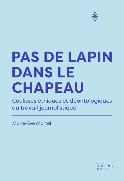 ebook cover of Pas de lapin dans le chapeau, by Marie-Eve Martel