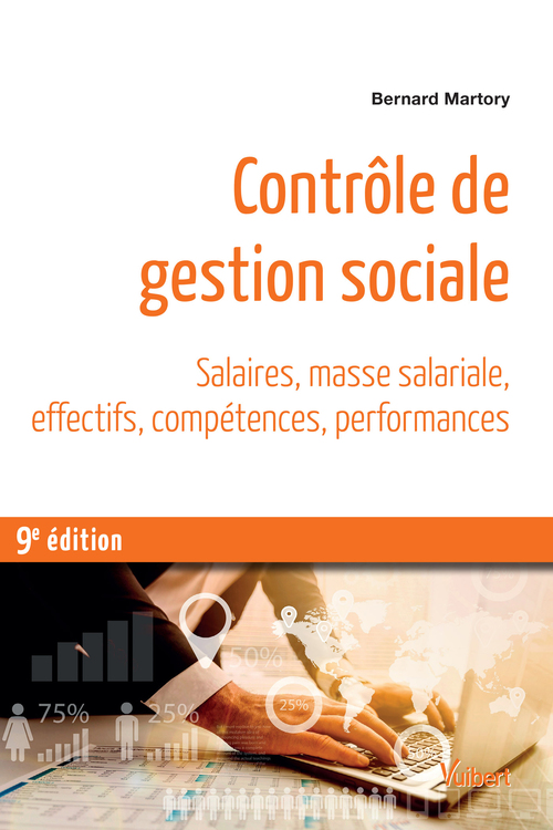Couverture ebook de Contrôle de gestion sociale, de Bernard Martory