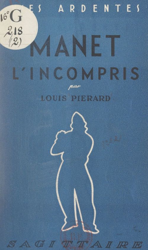 Couverture ebook de Manet l'incompris, de Louis Pierard