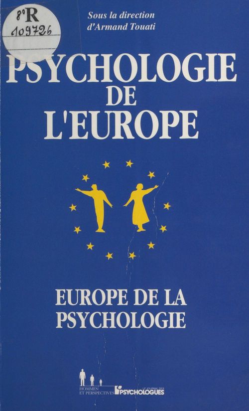 Couverture ebook de Psychologie de l'Europe, Europe de la psychologie, de Collectif