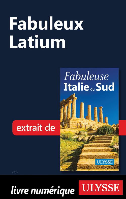 Couverture ebook de Fabuleux Latium, de Louise Gaboury