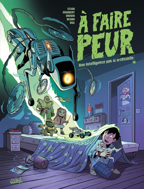 Couverture ebook de À faire peur - Une intelligence pas si artificielle, de Paul Drouin, Arianna Farricella