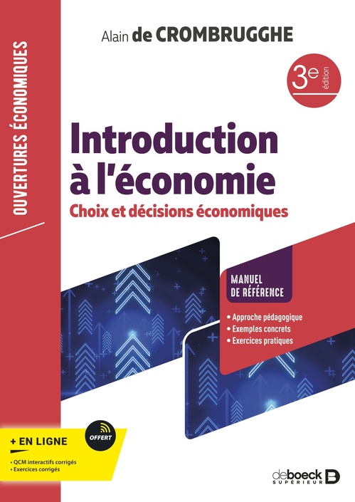Couverture ebook de Introduction à l´économie, de Alain de Crombrugghe
