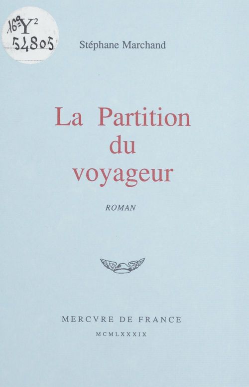 Couverture ebook de La partition du voyageur, de Stephane Marchand