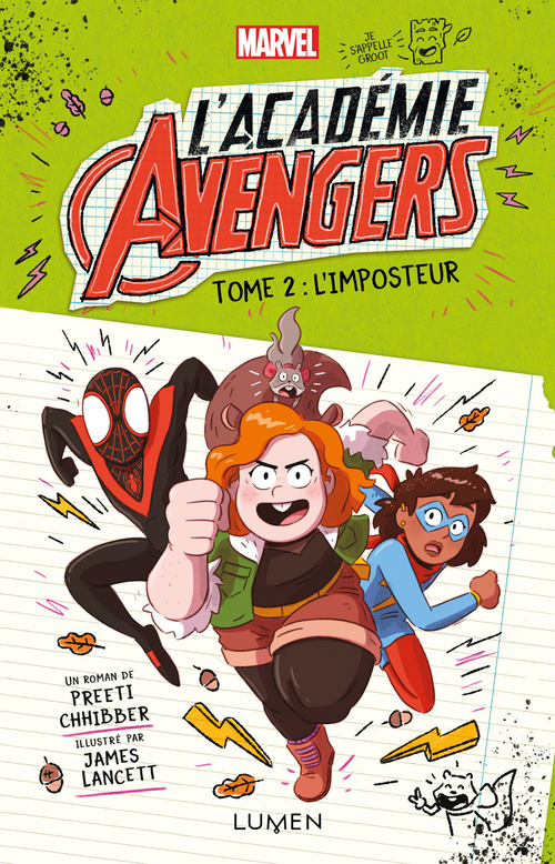 ebook cover of L'Académie Avengers - tome 2 L'imposteur, by Preeti Chhibber
