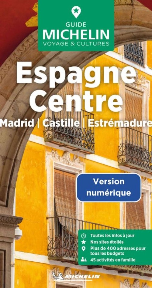 Couverture ebook de Guide Vert Espagne du Centre, de Collectif