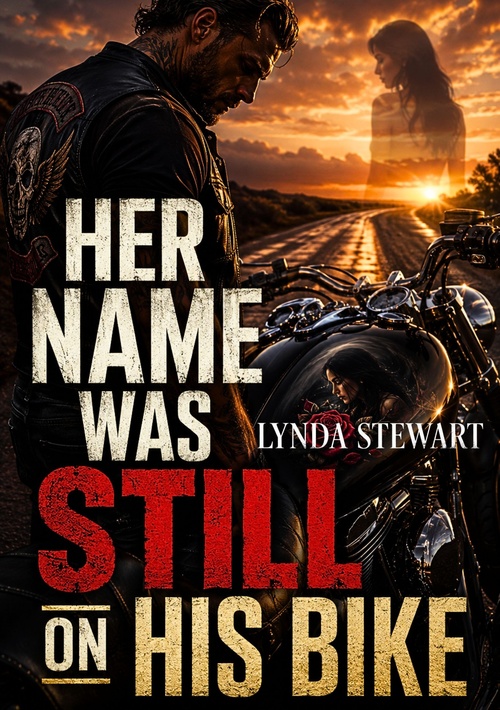 Couverture ebook de Her Name Was Still on His Bike, de Lynda Stewart