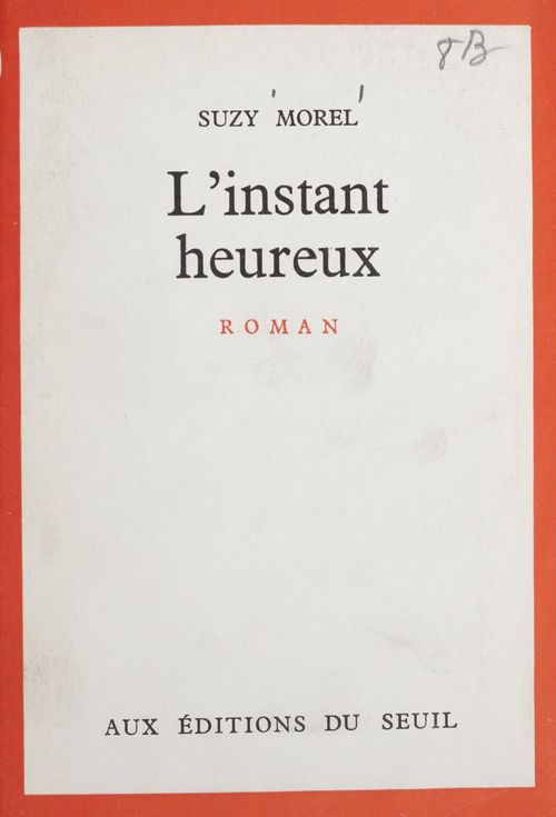 ebook cover of L'instant heureux, by Suzy Morel
