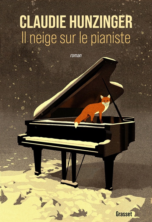 ebook cover of Il neige sur le pianiste, by Claudie Hunzinger