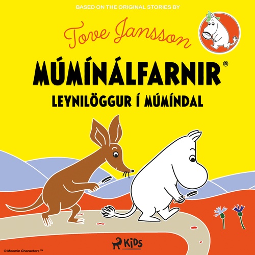 audiobook cover of Leynilöggur í Múmíndal, by Tove Jansson