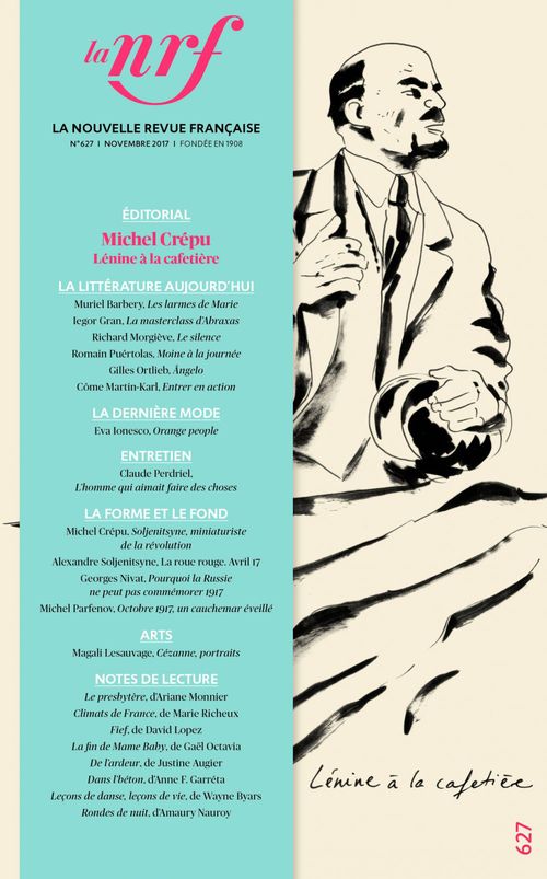 ebook cover of La Nouvelle Revue Française N° 627 (Novembre 2017), by La Nouvelle Revue Francaise
