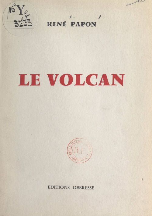 Couverture ebook de Le volcan, de Rene Papon