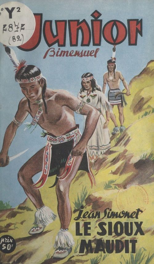 Couverture ebook de Le Sioux maudit, de Jean Simonet