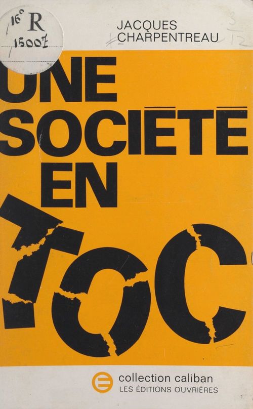 Couverture ebook de Une société en toc, de Jacques Charpentreau