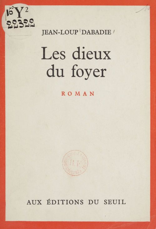 Couverture ebook de Les dieux du foyer, de Jean-loup Dabadie