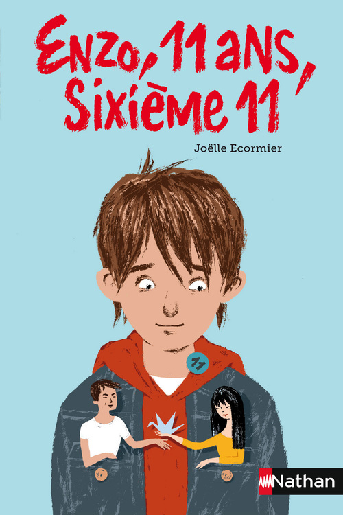 Couverture ebook de Enzo, 11 ans, sixième 11 EPUB, de Joëlle Ecormier