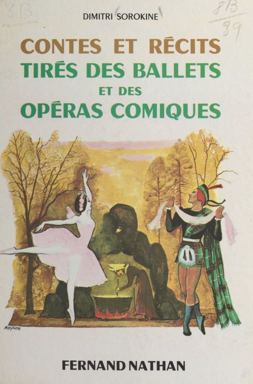 Couverture ebook de Contes et récits tirés des ballets et des opéras-comiques, de Dimitri Sorokine
