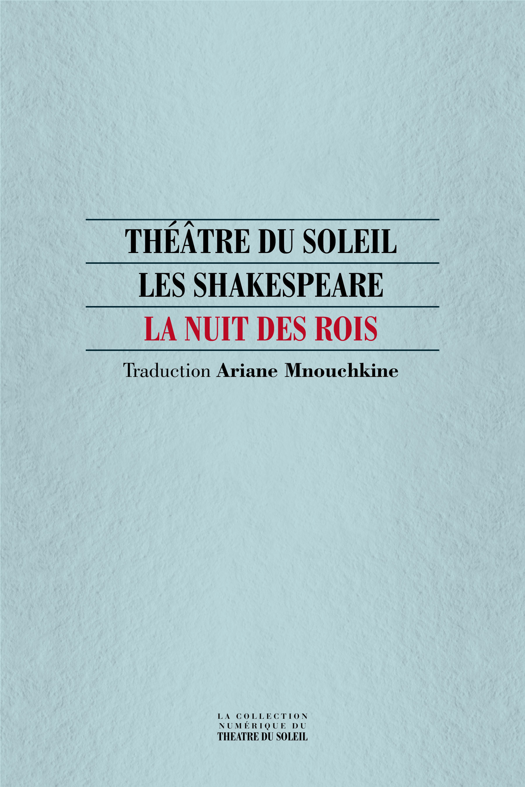 Couverture ebook de La Nuit des rois, de William Shakespeare