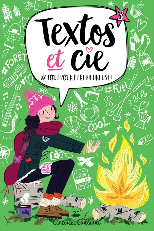 Couverture ebook de #Toutpourêtreheureuse!, de Genevieve Guilbault