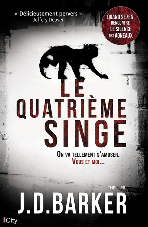 ebook cover of Le quatrième singe, by J.D. Barker