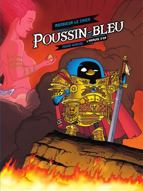 ebook cover of Poussin-Bleu T1 L'armure d'or, by Monsieur le chien