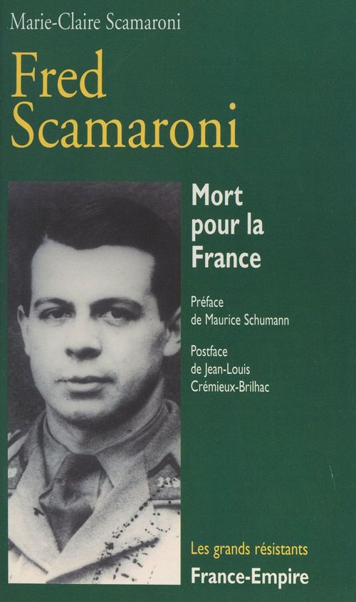 Couverture ebook de Fred Scamaroni, de Marie-Claire Scamaroni