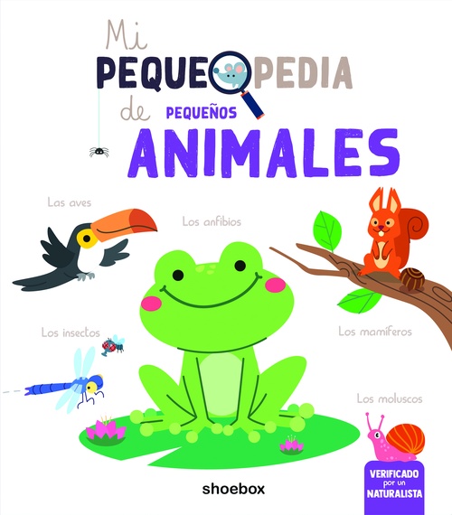 Couverture ebook de Mi pequepedia de pequeños animales, de Valerie Menard