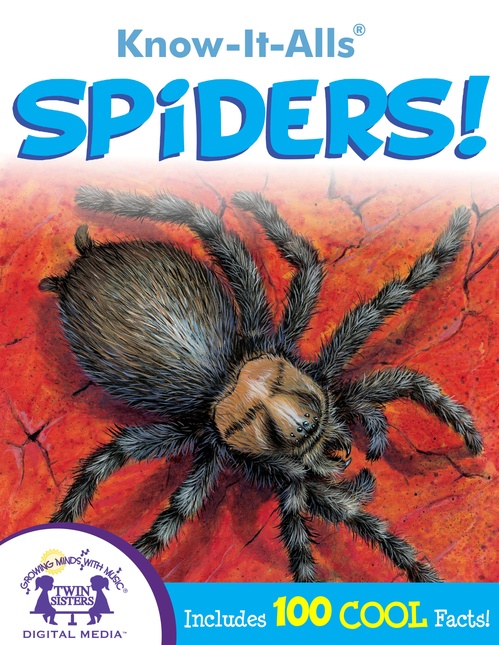 Couverture ebook de Know-It-Alls! Spiders, de Christopher Nicholas