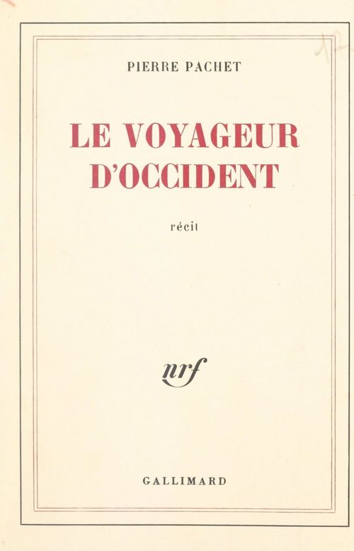 ebook cover of Le voyageur d'Occident (Pologne, octobre 1980), by Pierre Pachet