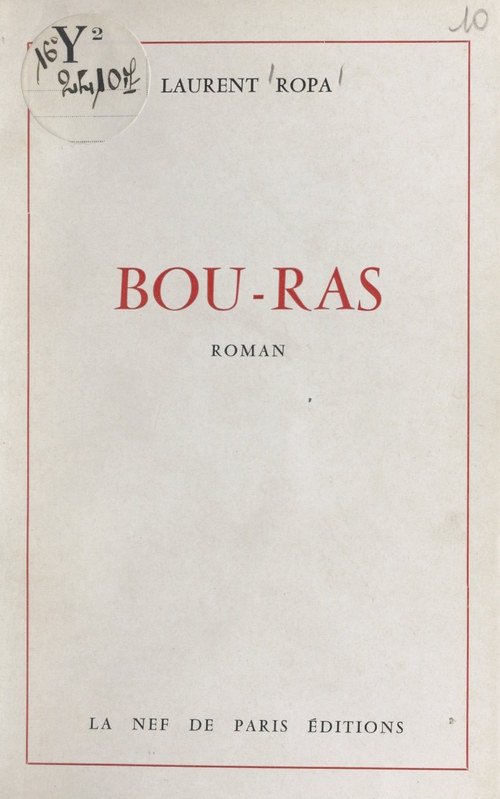 Couverture ebook de Bou-Ras, de Laurent Ropa