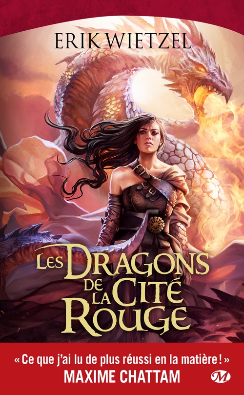 ebook cover of Les Dragons de la Cité Rouge, by Erik Wietzel